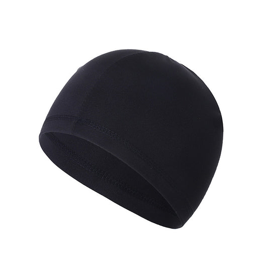 Ice Silk Cycling Cap Black – Breathable Sports Hat
