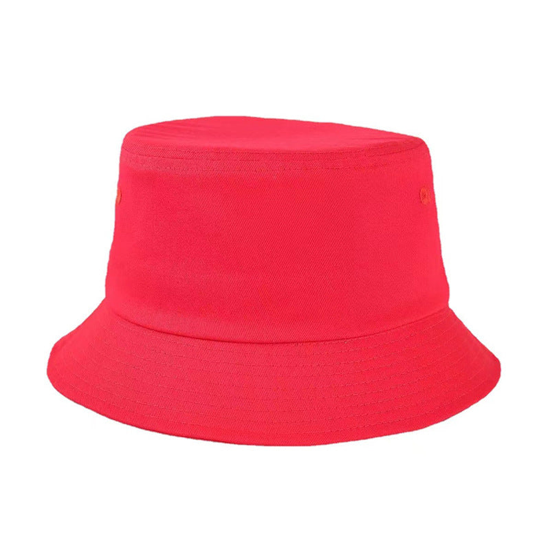 High-Quality Pure Cotton Bucket Hat – Multi-Color Light Basin Hat